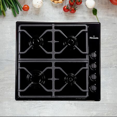Anafe a gas FLORENCIA 6747N negro 60 cm rejilla fundicion A++