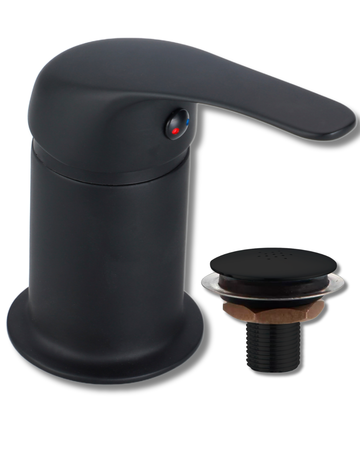 Griferia Canilla Bidet Monocomando Vox Griferias Negro