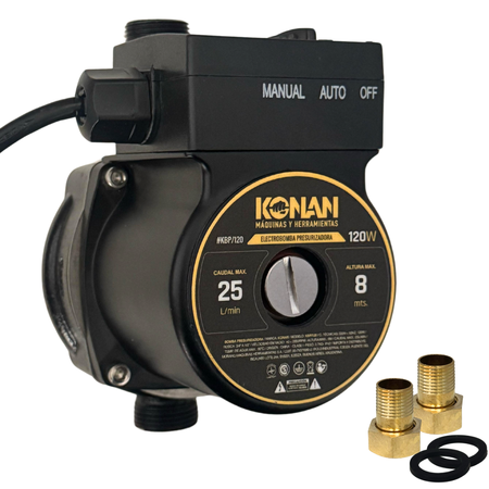 Bomba Presurizadora Konan 120W 220V Automatica 25L/min