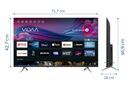 TV LED 32" BGH B3223H5 VIDAA - SMART,  HD, HDMI, USB - Miniatura 2