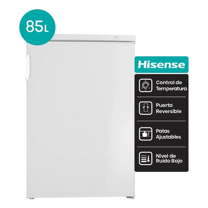Freezer Hisense Vertical 82 Lts.BLANCO FV1N81NAW - Vista principal