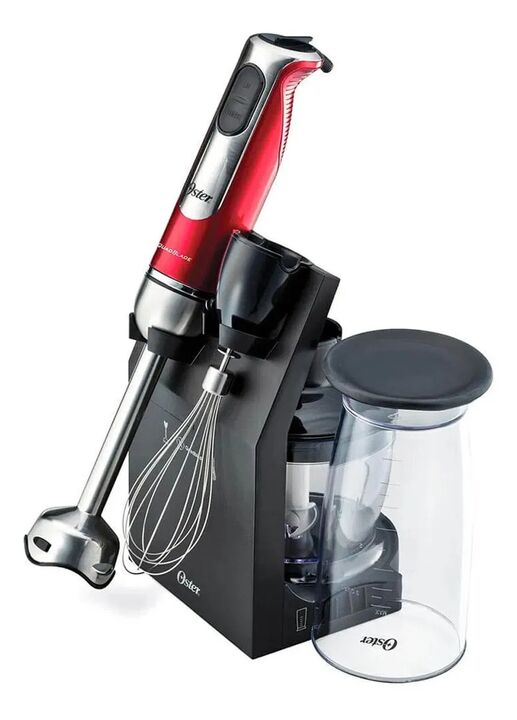 Mixer Oster FPSTHB2801 Con accesorios Batidora De Inmersion Picadora 800w Color Rojo - Vista 1