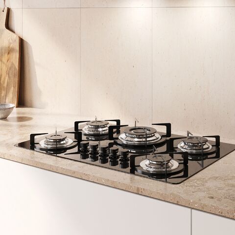 Anafe a gas TST Spezia 5 Hornallas - Vista 2