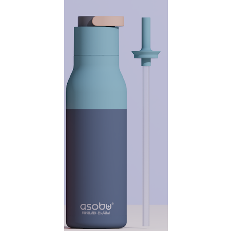 Botella Asobu Metro 650 ml - Pastel Blue
