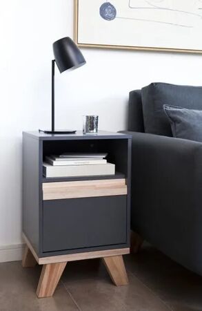 Mesa de Luz Escandinava GRAFITO MLKALIM3DEU