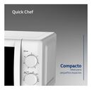 Microondas BGH B120M20 Mecnico Quick Chef Blanco 20 Litros - Miniatura 5