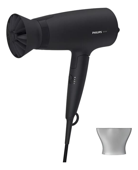 Secador De Pelo Plegable Philips Thermoprotect Bhd30810 Color Negro - Vista principal