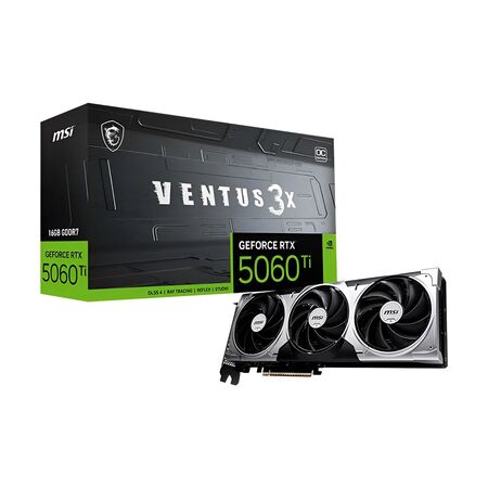 Placa de Video MSI 16GB RTX5060Ti Ventus 3x Oc