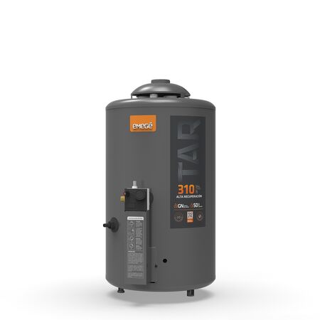 TERMOTANQUE EMEGE TAR 310 GAS NATURAL 50LTS A/REC..310LTS/H DUAL - 4608147