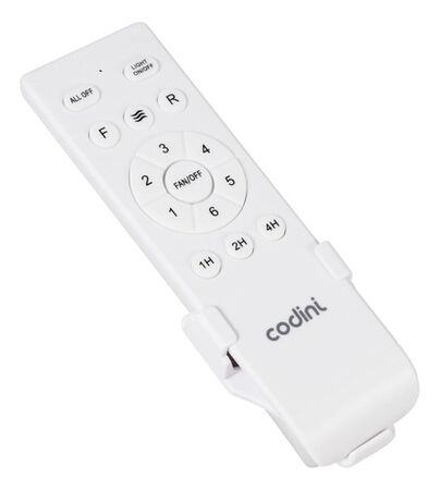 Ventilador De Techo Codini V142b Retrctil Blanco