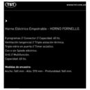 Horno Electrico Empotrable TST Fornello - Miniatura 4