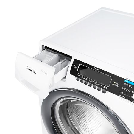 Lavarropas Drean Carga Frontal 7 Kg 1000 Rpm Inverter Blanco LFDR0710SB0