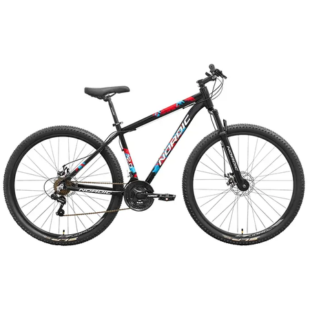 Bicicleta Nordic Mtb X 2.O R29T20 Negro/Blanco/Celeste