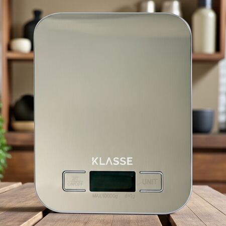 Balanza De Cocina Digital Acero Inoxidable Klasse 10Kg (KS2002)