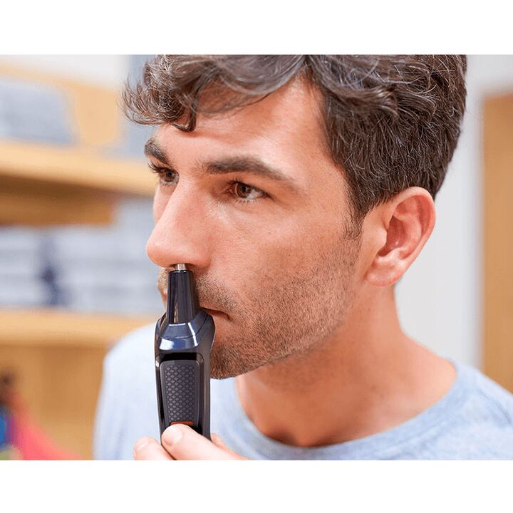 MultiGroom Philips MG3730 8 accesorios Cuchillas autoafilable de acero Accesorios lavables - Vista 8