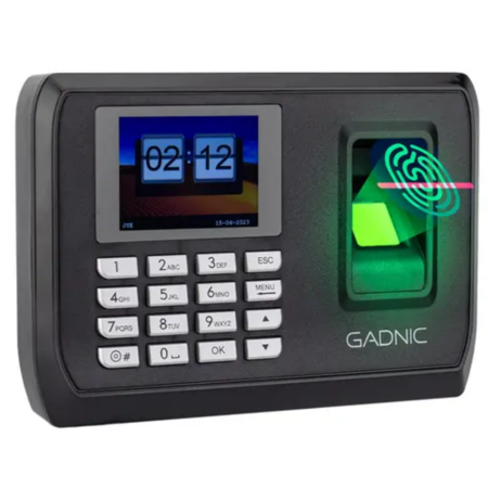 Reloj Controlador de Horario Gadnic C2890 Biométrico Huella Asistencia