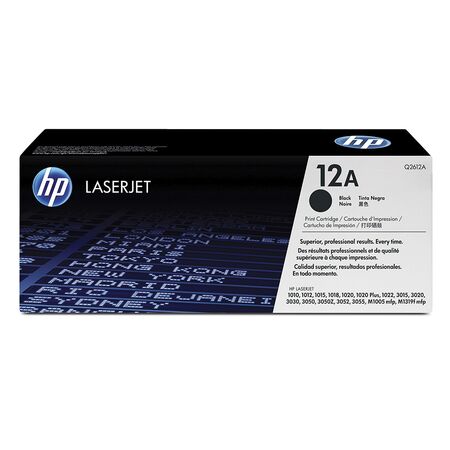 Toner Hp Original Laserjet Serie Q2612a 12a Negro Tienda Hp