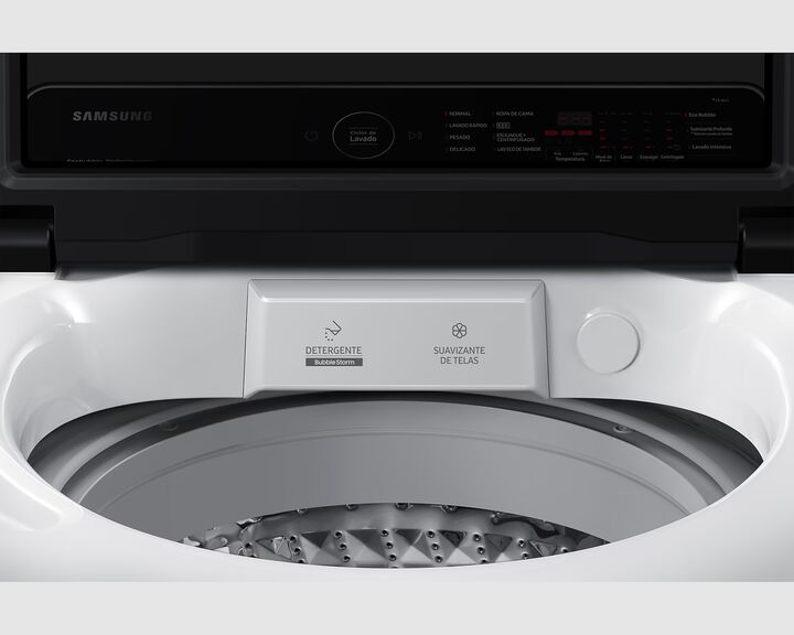 Lavarropas SAMSUNG WA75C5441BWUBG 7.5Kg carga superior inverter blanco A++ - Vista 5