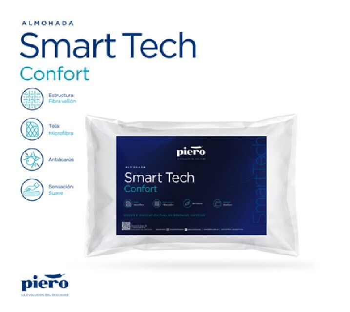 Almohadas Smart Tech Confort Piero Fibra 70x40cm - Vista 3