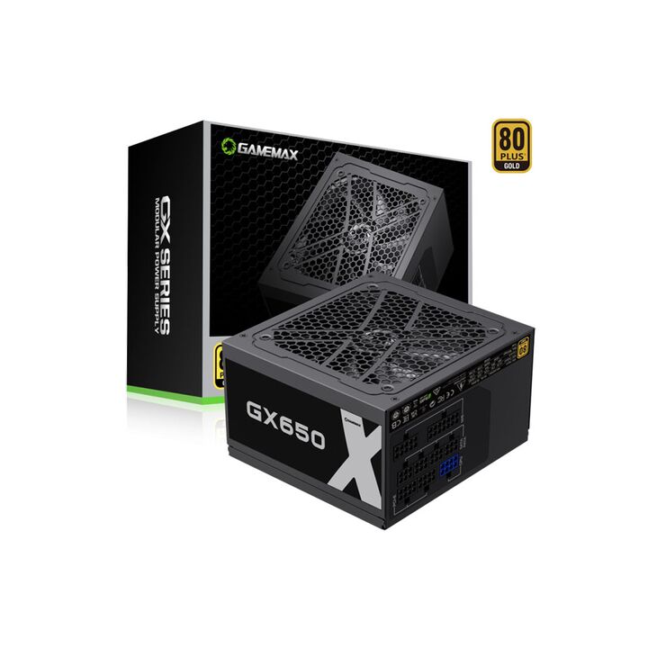 Fuente 650W Gamemax 80 Plus Gold GX650M - Vista principal