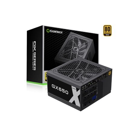 Fuente 650W Gamemax 80 Plus Gold GX650M