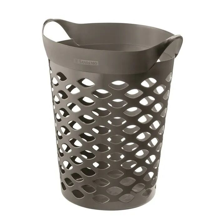 Canasto De Ropa Gris De 44Lts 41X45X56Cm 18442 - Vista principal
