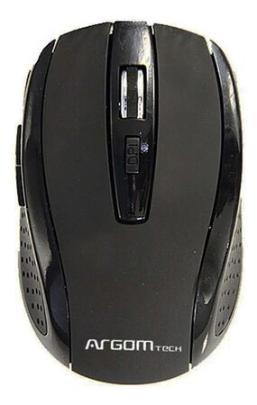 Mouse Inalámbrico Argomtech Ms32 Usb 2,4ghz Negro