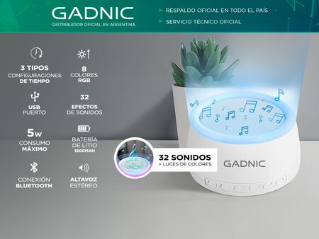 Maquina De Ruido + Antifaz Mascara Para Dormir Gadnic Memory Foam