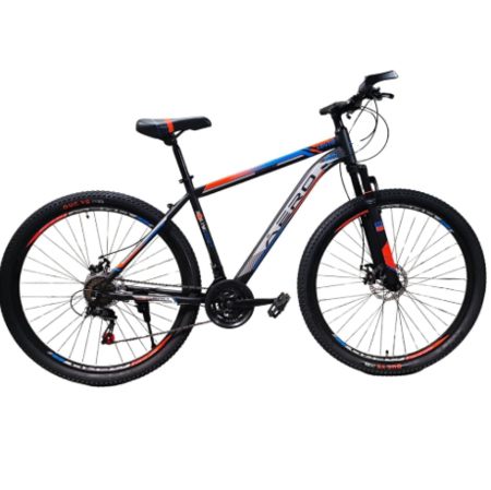 BICICLETA AERO BIKE – MODELO VENTORODADO 29 21 VELOCIDADES DISEÑO ITALIANO (NEGRO- NARANJA)