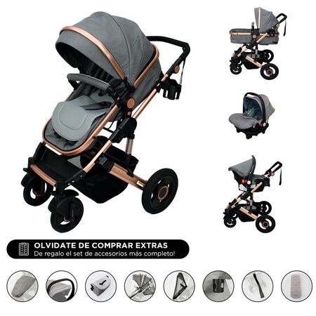 Cochecito Bebes 3 en 1 Traful Mawe by Gadnic Huevito Travel System
