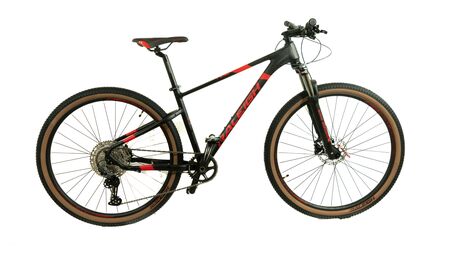 Bicicleta Raleigh Mojave 5.0 - Talle: 17"-M - Negro-Rojo - Cuadro de aluminio - 12Vel Shimano - MonoPlato - Rodado 29" _ Linea 2026