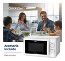 Microondas BGH B120M20 Mecnico Quick Chef Blanco 20 Litros - Miniatura 6