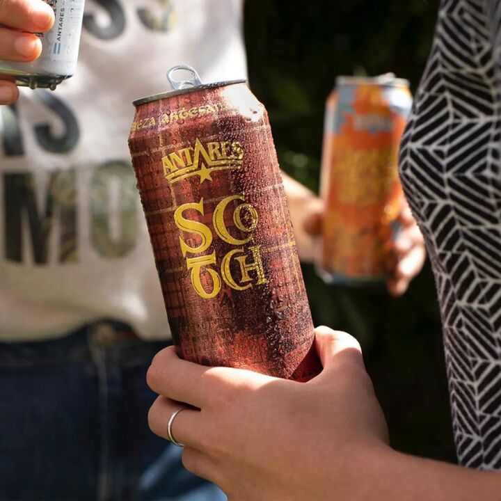 Cerveza Artesanal Antares Scotch Lata x 6 - Vista 3
