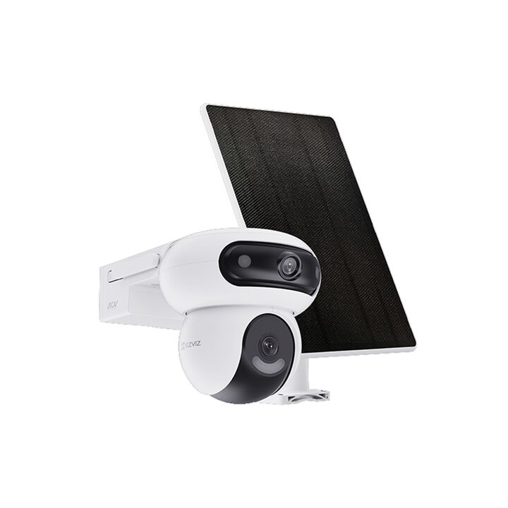 Camara IP 4MP Ezviz HB90 Dual Lens + Panel Solar - Vista 1
