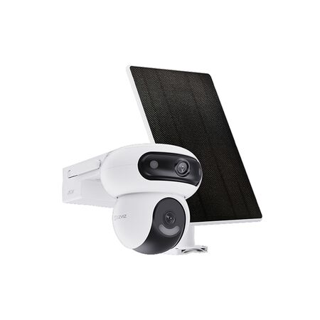 Camara IP 4MP Ezviz HB90 Dual Lens + Panel Solar