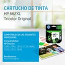 Cartucho de Tinta HP 662XL CZ106AL TRICOLOR original 2515 - Miniatura 2