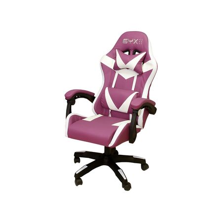 Silla Gamer Syx GCS02 Purpura con Blanco