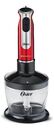 Mixer Oster FPSTHB2801 Con accesorios Batidora De Inmersion Picadora 800w Color Rojo - Miniatura 6