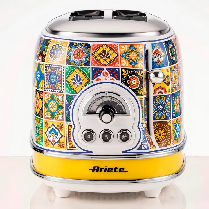 Tostadora Eléctrica Ariete Vintage Positano 2 Ranuras - Vista 2