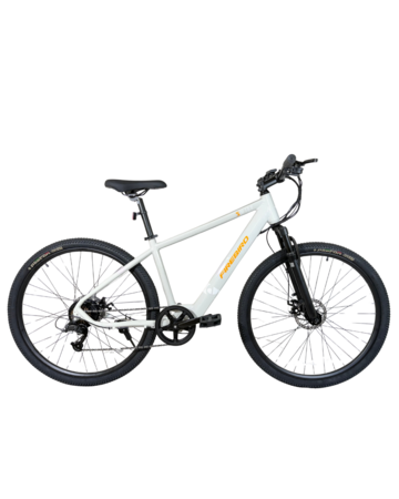 Bicicleta Electrica Fire Bird / Talle M Unico / Blanco / Cuadro de aluminio bateria integrada / Frenos a discos mecanicos / Autonomia 50km aprox / Rodado 29"