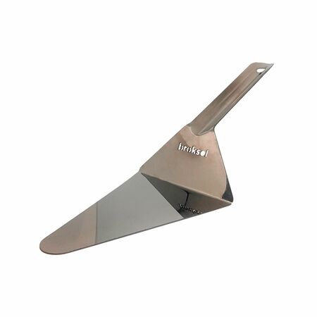 Espátula Pizzera De Acero 10cm X 19cm Brogas 