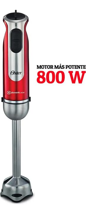 Mixer Oster FPSTHB2801 Con accesorios Batidora De Inmersion Picadora 800w Color Rojo - Vista 8