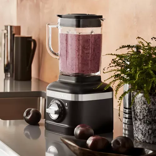 Licuadora Kitchenaid Negra Con Jarra De Vidrio Color Negro - Vista 4