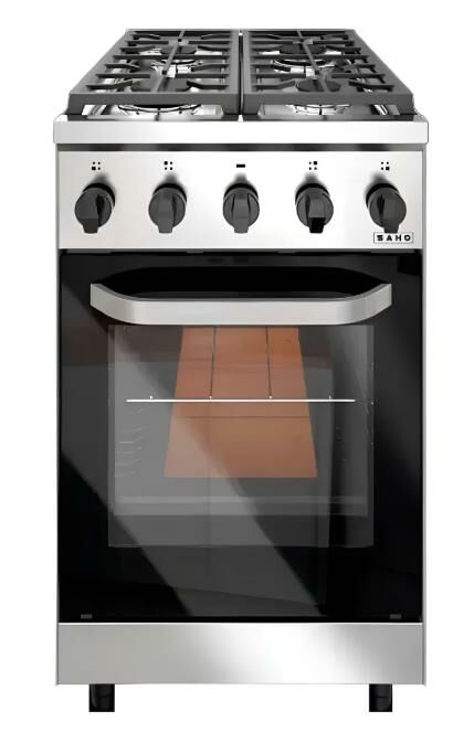 COCINA SAHO KUMA 510 - VISOR, 51CM, 4 HORNALLAS, INOX (18098-1) - Vista principal