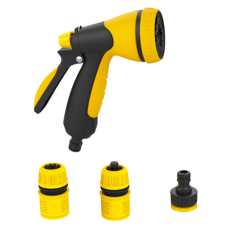 Pistola de Riego Con 3 Accesorios 1/2 Konan Kpsa/1