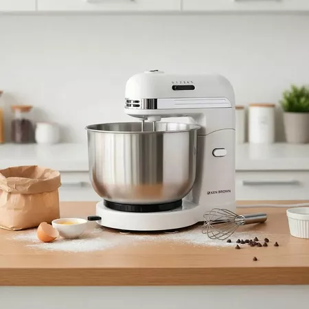 Batidora con bowl KH450 acero inoxidable de 3.5 litros color blanco