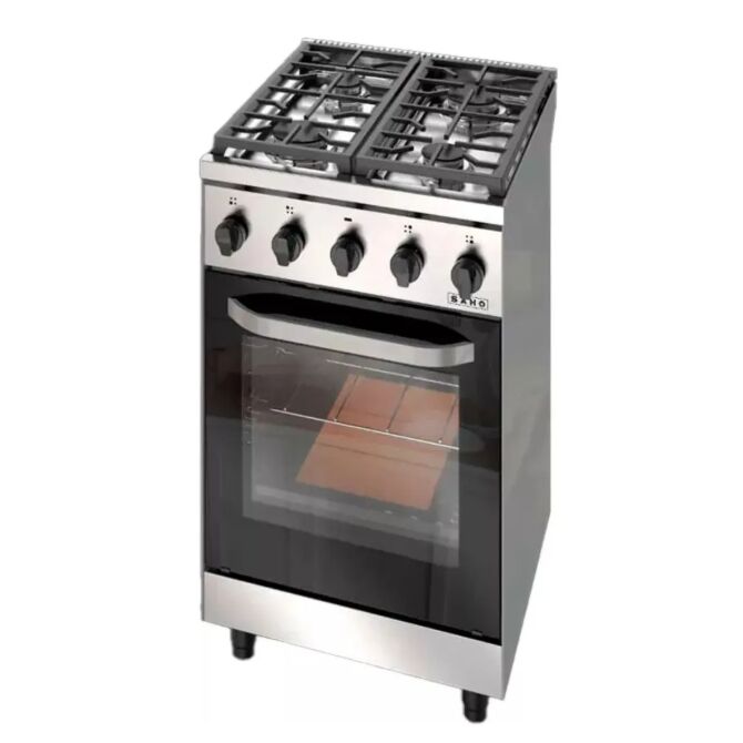 COCINA SAHO KUMA 510 - VISOR, 51CM, 4 HORNALLAS, INOX (18098-1) - Vista 3