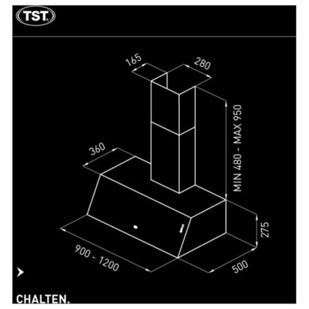 Campana de cocina TST Chalten - 90cm