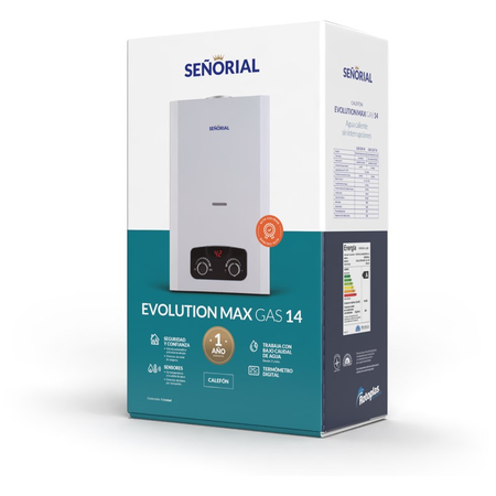 Calefon Senorial 14L Evolution Max Glp14 Tiro Nat