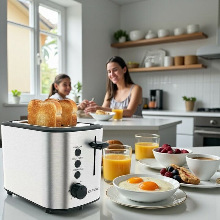 Tostadora Klasse acero inoxidable (KS8002) - Vista 6